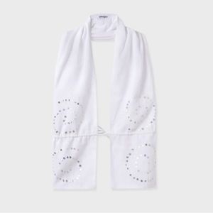 Gimaguas white sequined camisole